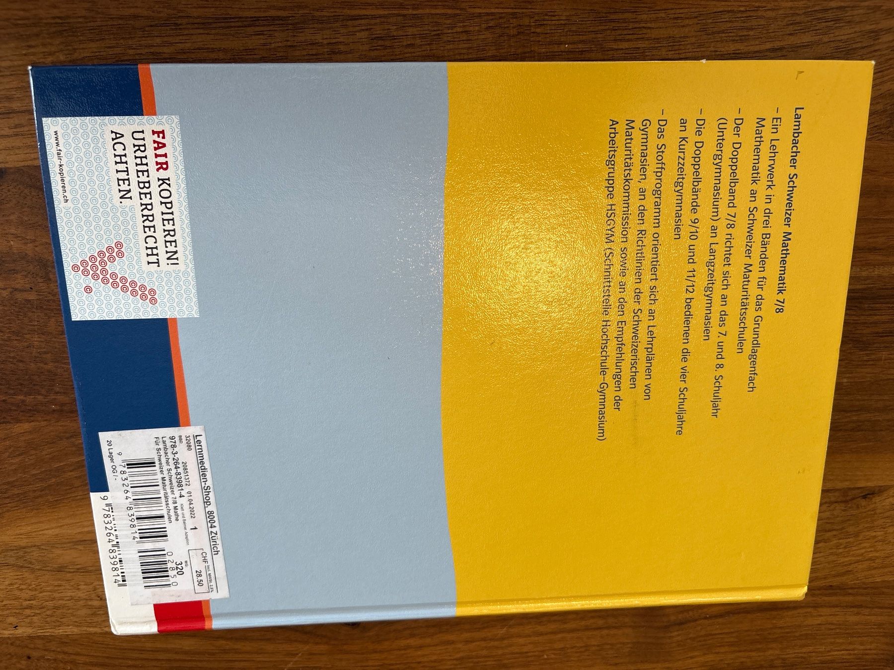Libri: Ungebraucht Lambacher Schweizer 7/8 Mathematik – Usato da Adliswil venduto da vinchaudhary 1