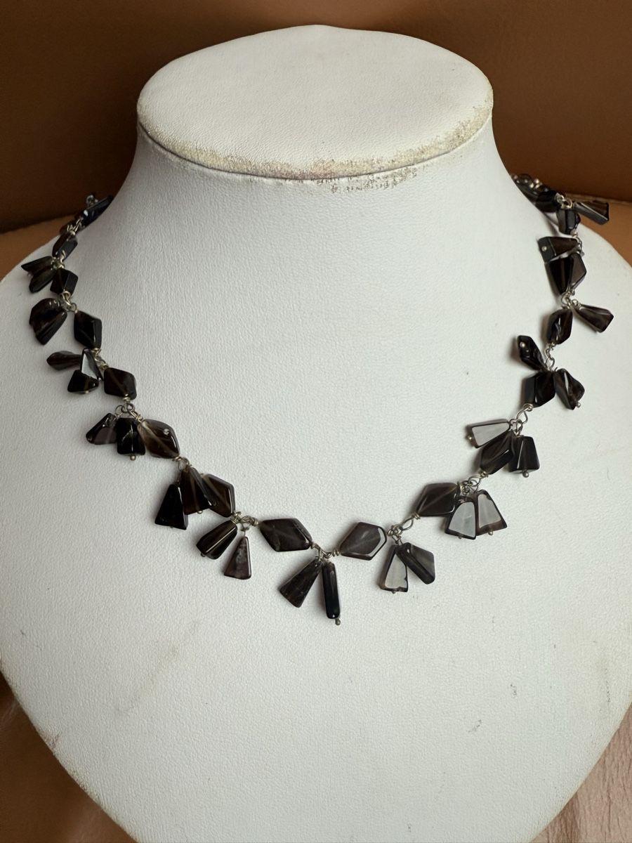 Catenine: Rauchquarz Kette NEU – Nuovo e nell'imballaggio originale da Basel venduto da Chili007 1