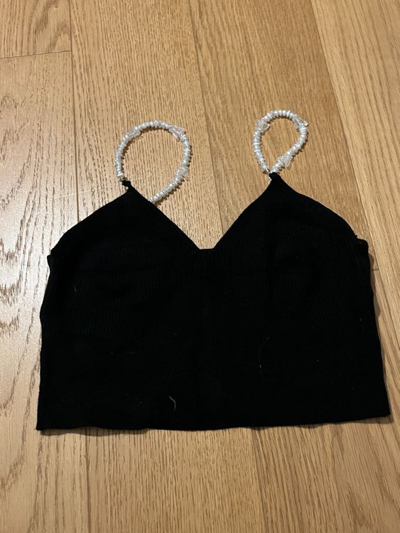 SYHVGI Damen Neckholder Top Mit Perlen - Rückenfrei & Bindbar | Ästhetisches Grunge Oberteil
