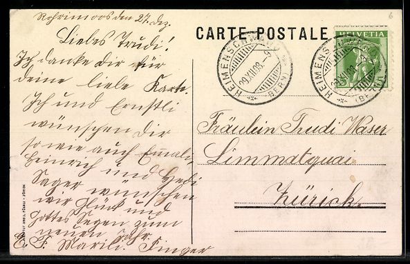 Cartoline postali: AK Rohrimoos, Ortspartie mit Baum – Usato da Berlin venduto da bartko-reher 1