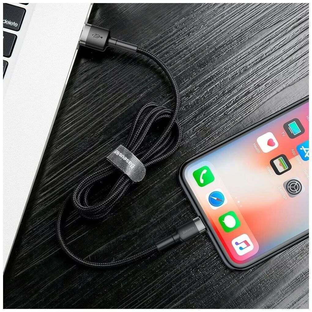 Baseus Cavi: Baseus USB-A to Lightning Cable 2m Black – Nuovo e nell'imballaggio originale da Niederurnen venduto da mowgli_1963 6