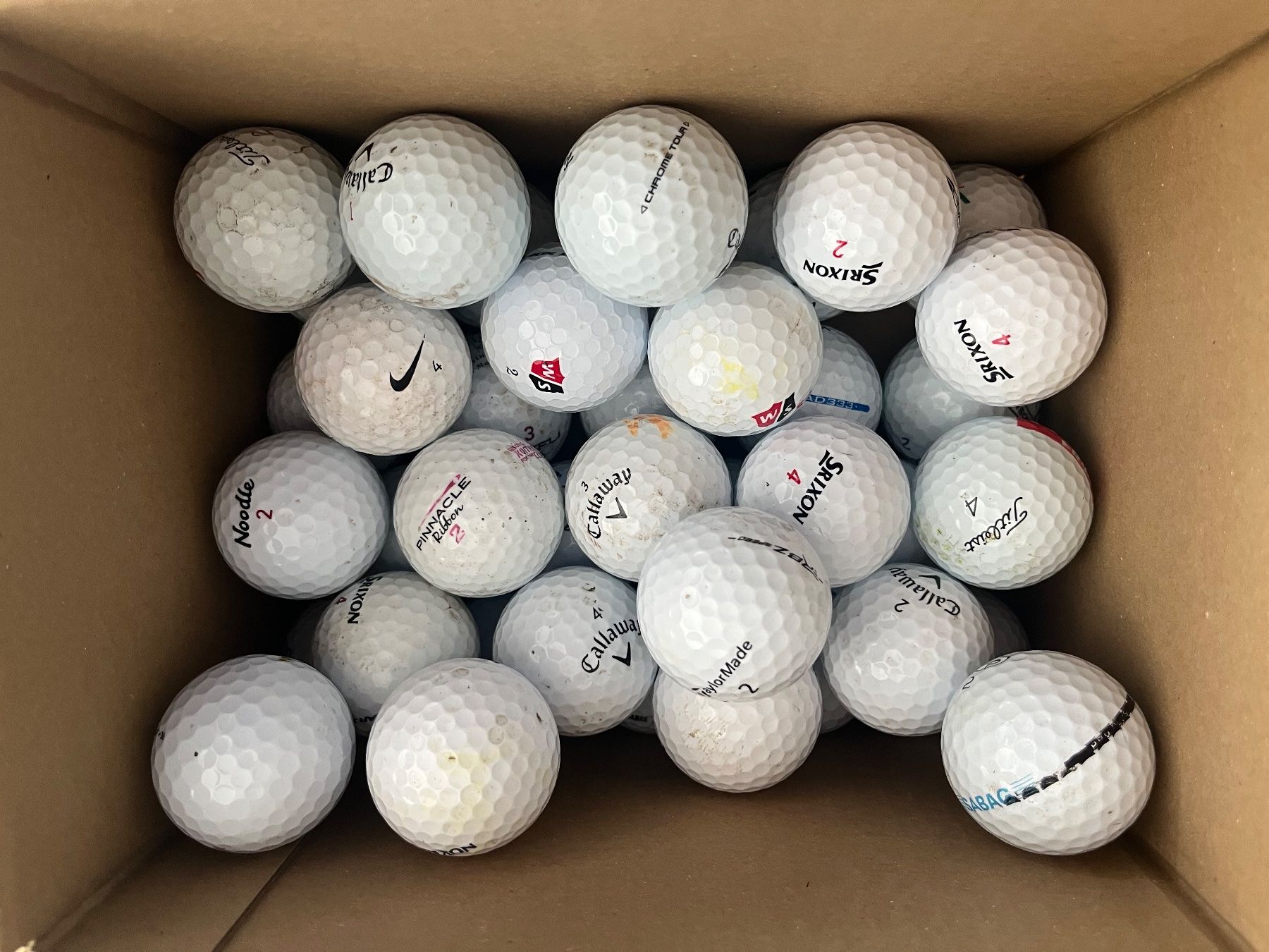 Palloni: 100 gebrauchte Golfbälle - gemischt – Usato da Jonen venduto da cry_7kn5