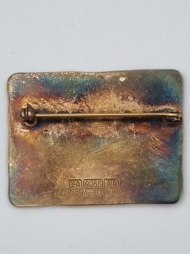 Spille & Fermagli: Brosche David Andersen, "Sommer" 925 Silber emailliert – Usato da Kölliken venduto da ter_lkc7 3