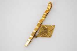 épingle a cravate – Or 14 carats, pendentif croix religieuse