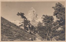 0124 Postkarte / Ansichtskarte - Riffelalpweg & Matterhorn