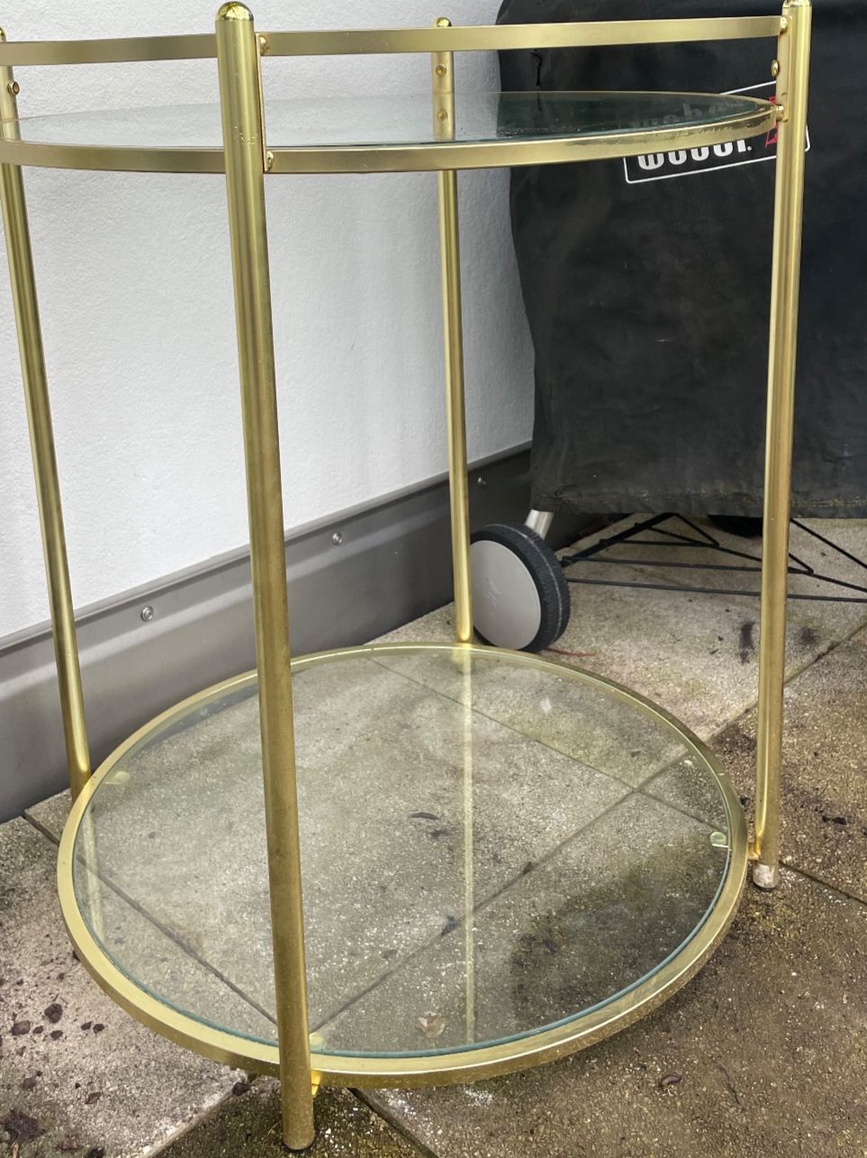 Maisons du monde Tavoli: Table d'appoint dorée vintage - Élégance et style ✨ – Usato da ebertswil venduto da celinita 3
