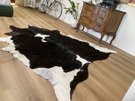 Grande pelle bovina naturale bicolore