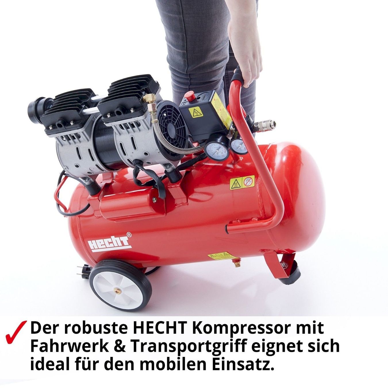 Compresseurs: HECHT 2080 Flüsterkompressor 8bar 24L – Neuf avec emballage d'origine à Bottighofen par zaap 4