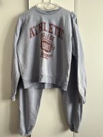 survêtement vintage bleu en coton, taille S
