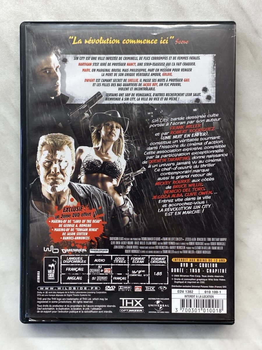 Tutti i DVDs: Sin City Bruce Willis – Usato da Aigle venduto da St_anger 1