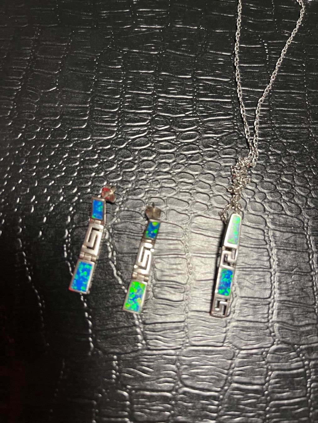 Catenine: Schönes silbernes Set mit Türkis – Nuovo (secondo la descrizione) da Gordevio venduto da LanaZimm