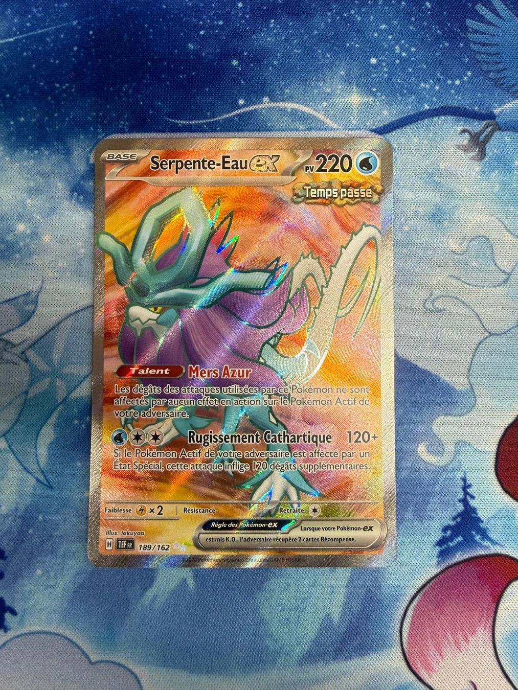 Pokémon Carte collezionabili: Serpente-Eau FA - TEF 189 FR – Nuovo (secondo la descrizione) da Courgenay venduto da ScamBoxOff