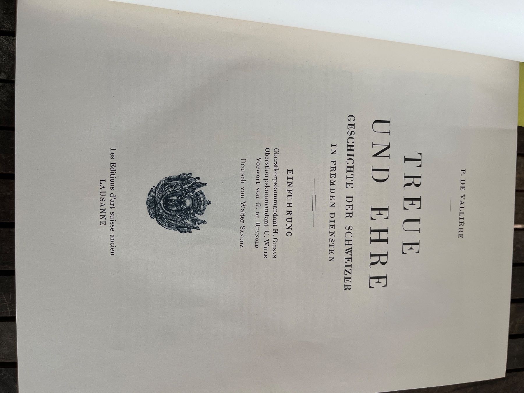 Libri: Antikes Buch: "Treue und Ehre" - Schweizer Geschichte! – Usato da Ettingen venduto da bri_6bhw 1