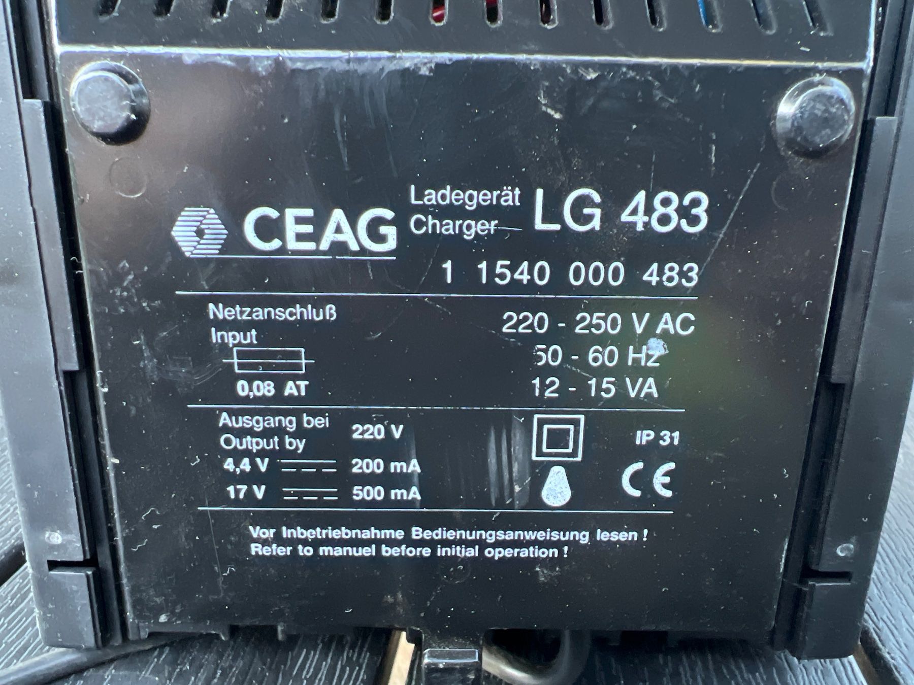 Bosch Akkus & Batterien: Ceag LG 483 Ladegerät – Gebraucht aus Egg b. Zürich von SwissTradingAgency 3