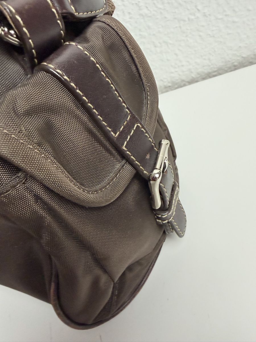 Bogner Borse da donna: Vintage Bogner Brown Nylon Shoulder Bag  – Usato da Knonau venduto da Grapesvintage 6