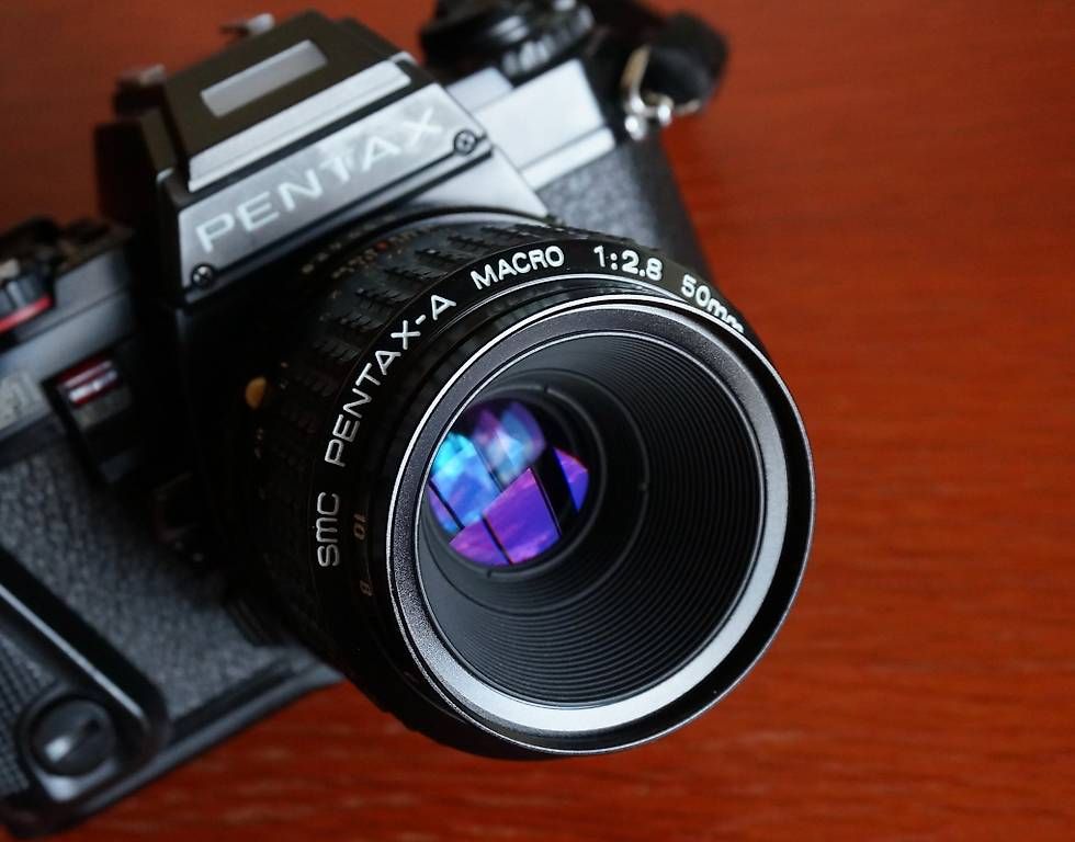Pentax Fotocamera: Pentax Program A mit Pentax-A Macro 50mm f2.8 "Dream-Team" – Usato da Spreitenbach venduto da Salesmanship 1