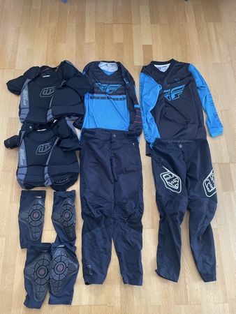 BMX, Bike, Kinder Shirt, Hosen, Panzer, Knieschoner