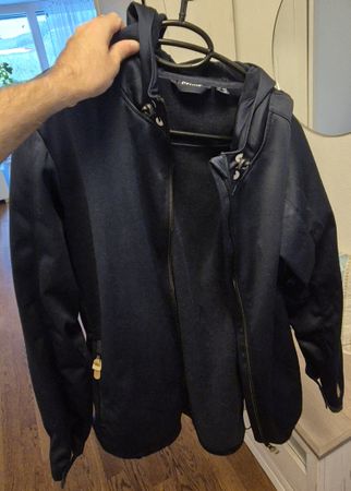 Outdoorjacke Crivit mit Kapuze dunkelblau Grösse L 52/54