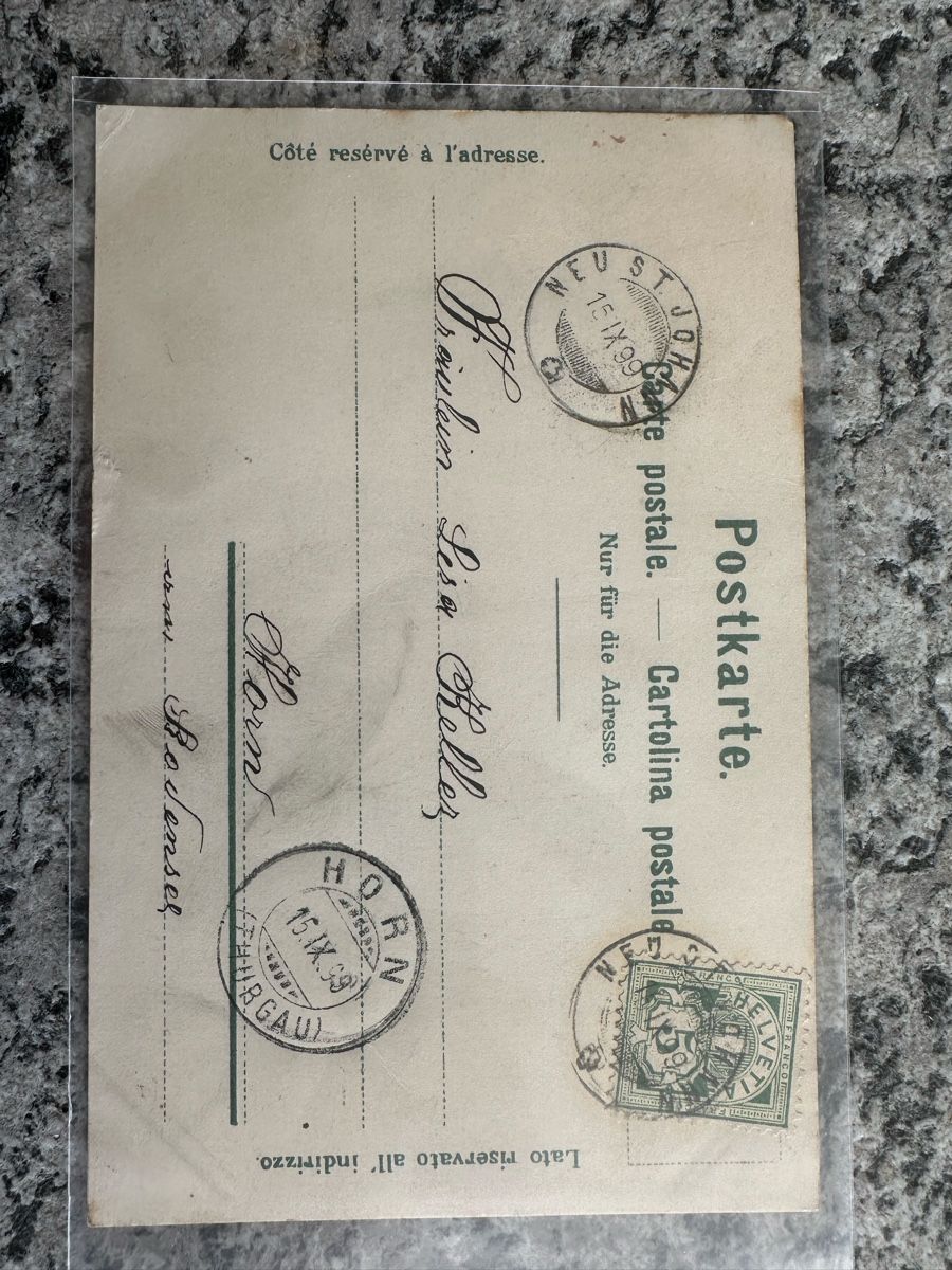 Cartes postales: Neu St. Johann Litho 1899 – D'occasion à Wettingen par Phibras 1