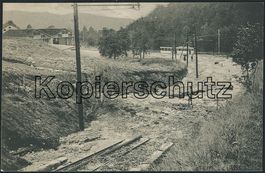 VD Le Bévieux - Bex - Tram - Bahn BGVC - Hochwasser 1910