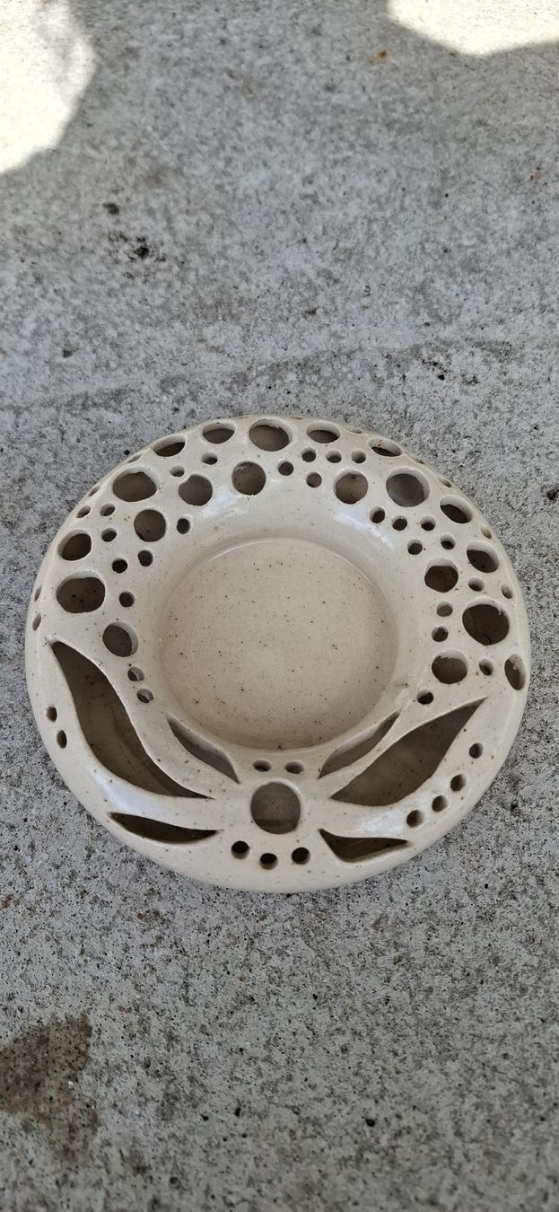 Portacandele: Kernzeständer/ Dekoschale creme  – Usato da Mellingen venduto da lathei