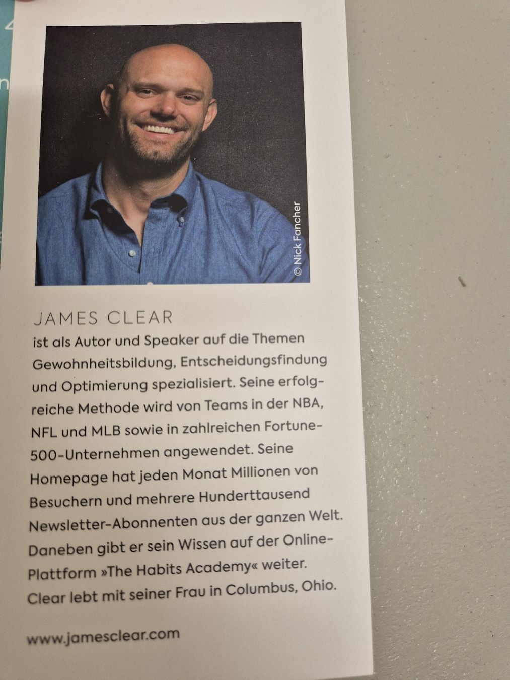 Bücher: Buch: Die 1% Methode / James Clear – Gebraucht aus Niederbipp von rainbow1003 3
