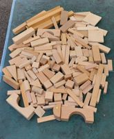 8kg  Holz-Bauklötze uni