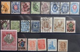 Russland Lot mit alten Werten IX