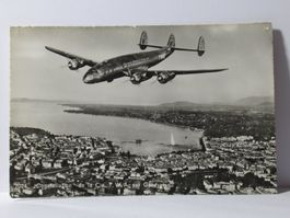 Flugzeug , T. W. A. sur Genève
