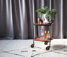 Teak serving cart by Ary Fanerprodukter Nybro, 1960er