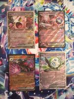 4 Pokémon Sammelkarten EX