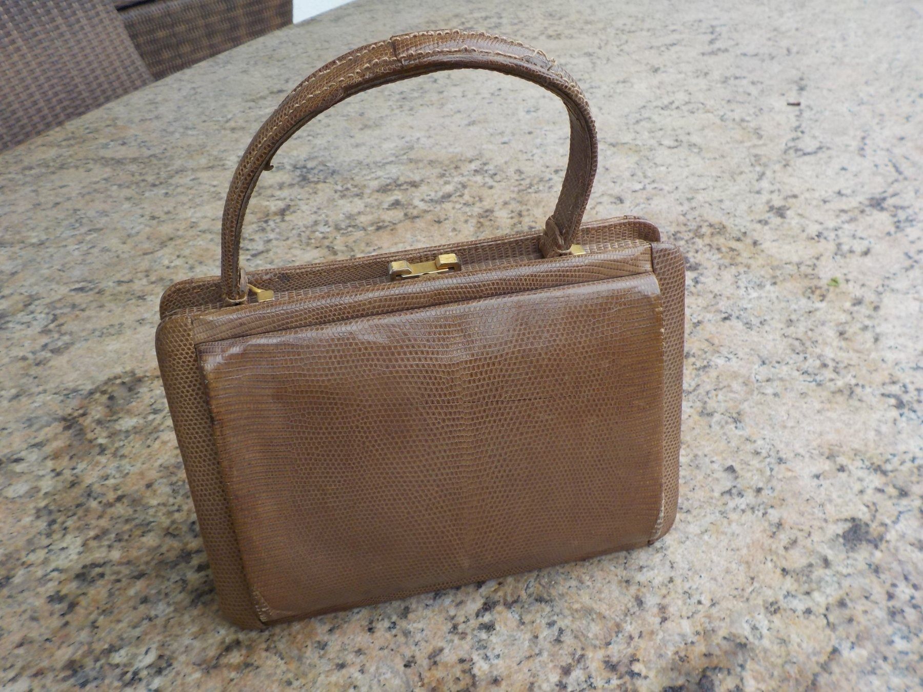 Borse da donna: Handtasche Echse 1950er – Usato da Mörschwil venduto da wunderkiste44 4