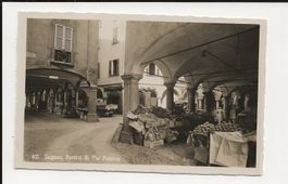 AK ca.1930  Lugano Portici di Via Passina Marktgasse TOP 😍