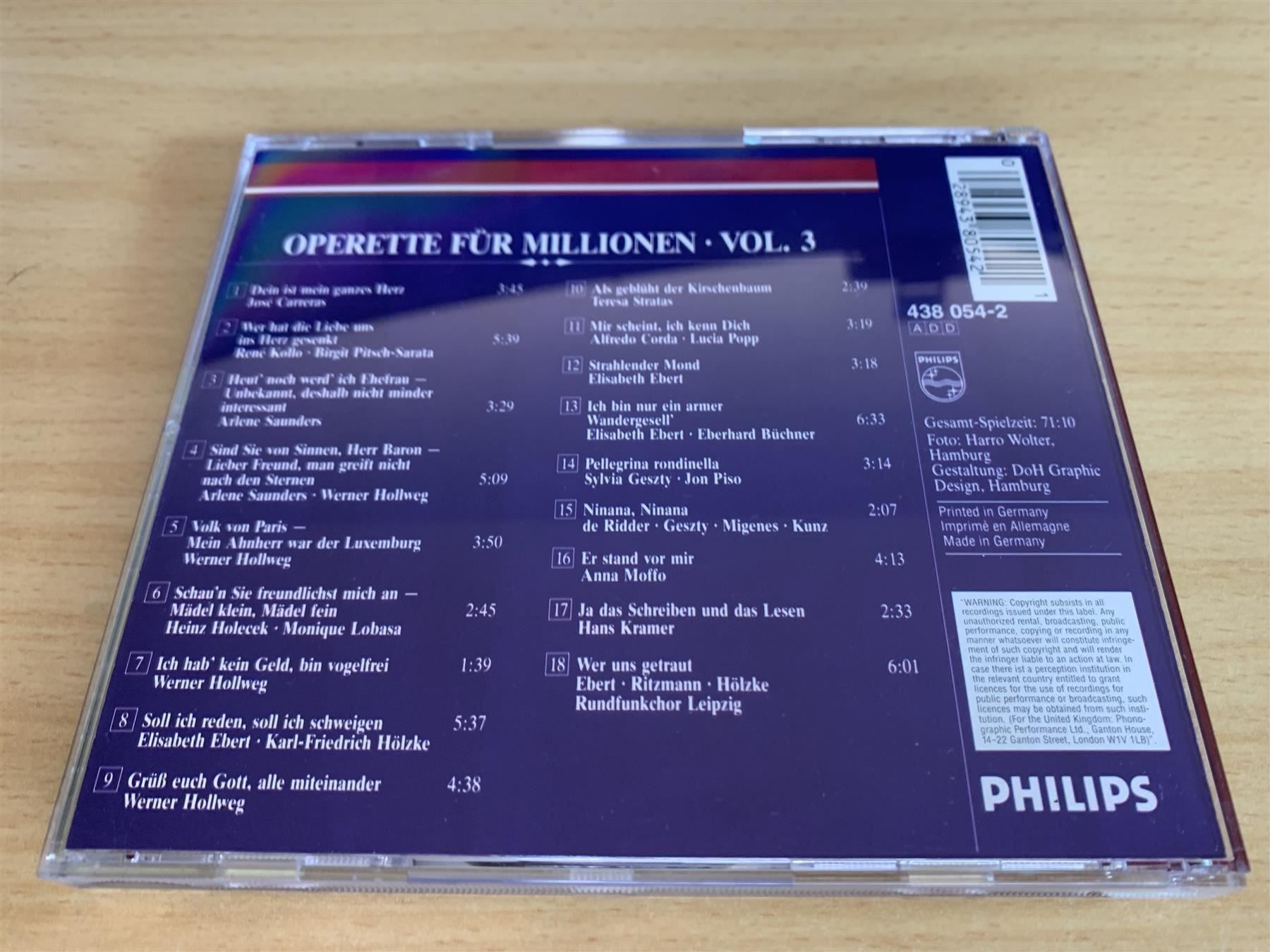 CD: Operette Für Millionen - 5 CD – Usato da Rikon im Tösstal venduto da Alpenmutz 3