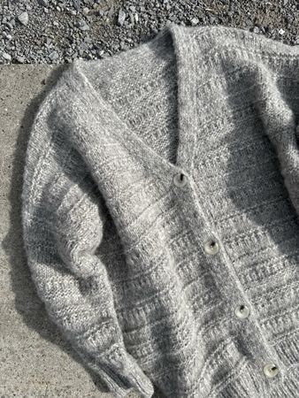 Handgestrickte Alpaca Jacke