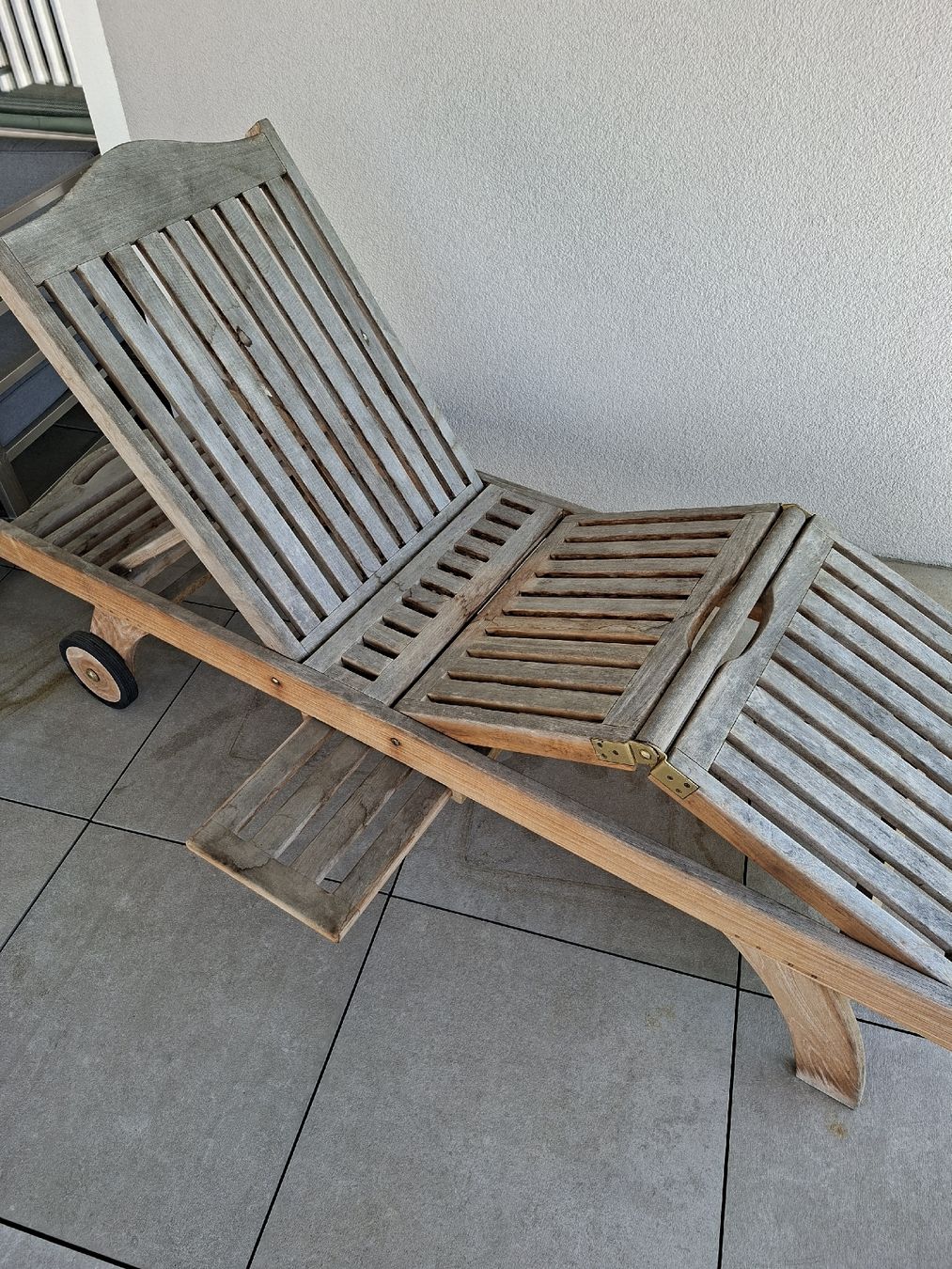 Sedie a sdraio: Teak Sonnenliege Liegestuhl – Usato da Weggis venduto da Fairpays 3