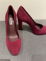 Dune London Suede Block Heel Pumps EU 37