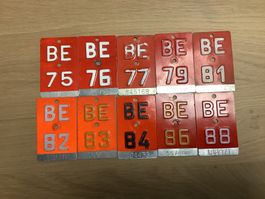 10 Berner Velonummern