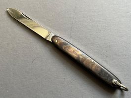 Altes Sackmesser INOX 80 mm - Horn