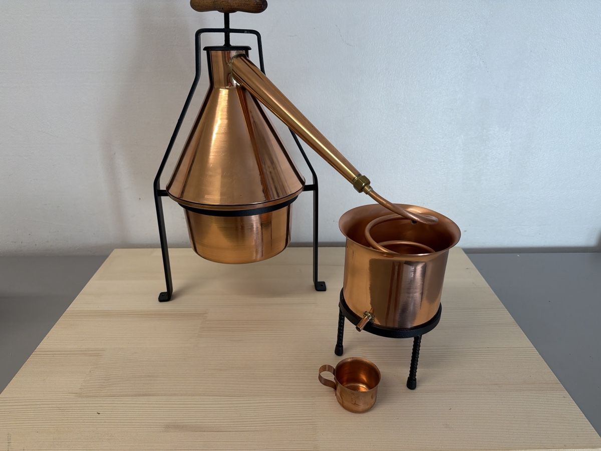 Elettrodomestici da cucina: Destillierapparat Kupfer mit Thermometer – Usato da Adligenswil venduto da goverla11 4