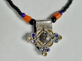 Kabyl / Berber / Tuareg Kette mit Silber Anhänger
