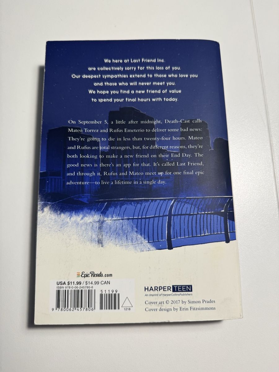 Libri: They Both Die at the End, Adam Silvera, Roman – Usato da Gossau SG venduto da Warriorgem 1