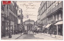 Paris. VII arr. Rue des batignoles. L'église. 1908