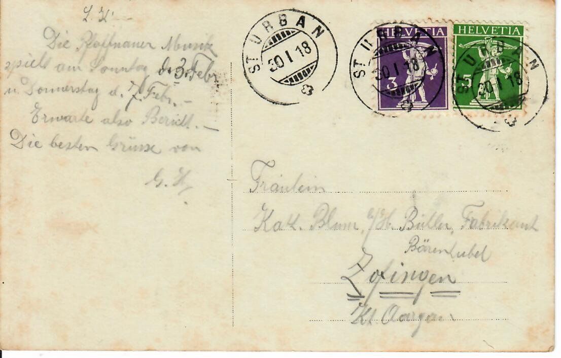 Cartoline postali: Militär - Pferde 1918 – Usato da Hochdorf venduto da Ziegel-16 1