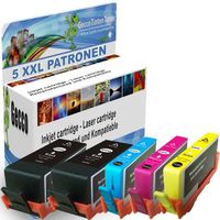 5er Set Tintepatronen für HP 920 XXL mit