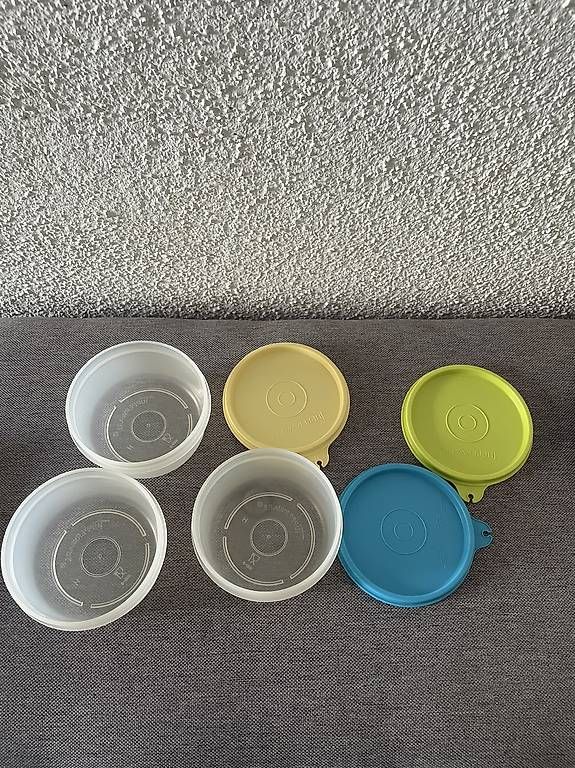 Contenitori & Simili: Tupperware 3er-Set mit Deckeln - Ø ca. 9 cm – Usato da Künten venduto da Gubapri