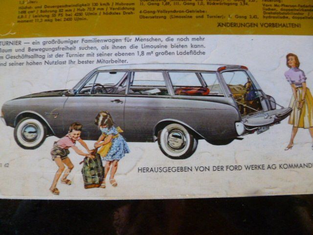 Ford Documenti: Ford Taunus P3 Prospekt 1962 – Usato da Zofingen venduto da sosalinos01 4