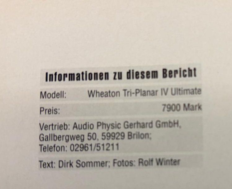 Giradischi: Acoustic Solid Wood Black +Wheaton Tri-Planar IV U – Usato da Aarburg venduto da Patkatze 7