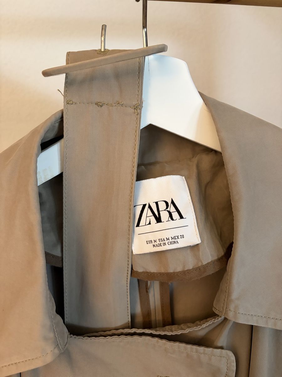 Zara Cappotti: Trench beige Zara – Usato da Luzern venduto da mic_99vf 4