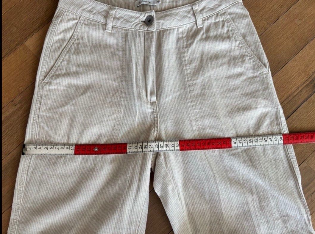 Hessnatur Pantaloni: Hessnatur Hose - Gr. 36 - Baumwolle/Leinen – Usato da Netstal venduto da gapow 9